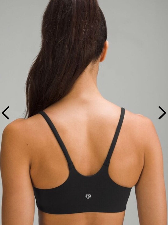 lululemon athletica Other - lululemon Wunder Train Strappy Racer Bra Black Light Support Athleisure Size 8